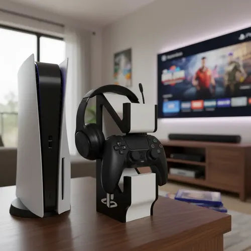 Suporte para Controle PS3, PS4, PS5 e Xbox - 2 Lugares | Impressão 3D
