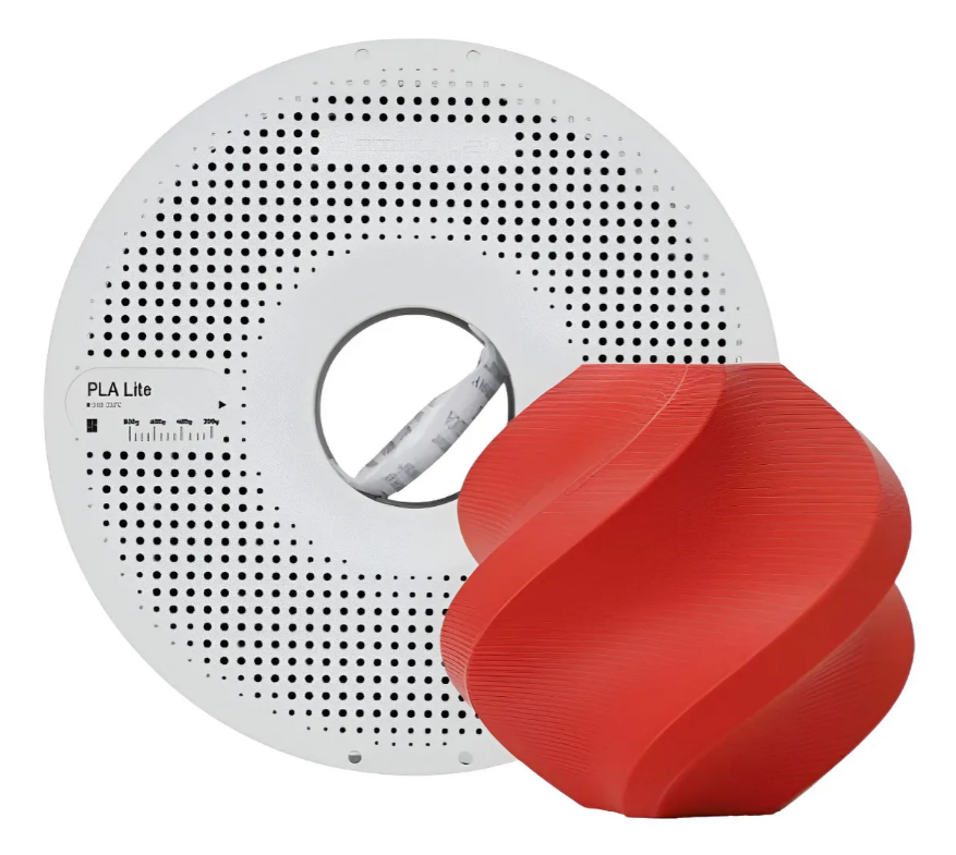 Refill Filamento PLA Lite Bambu Lab 1kg 1,75mm - Vermelho | Impressora 3D