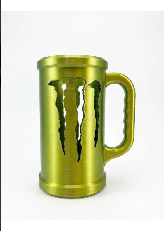 Porta Lata Monster 473ml com Tampa e Abridor — Mantém Gelado por Mais Tempo
