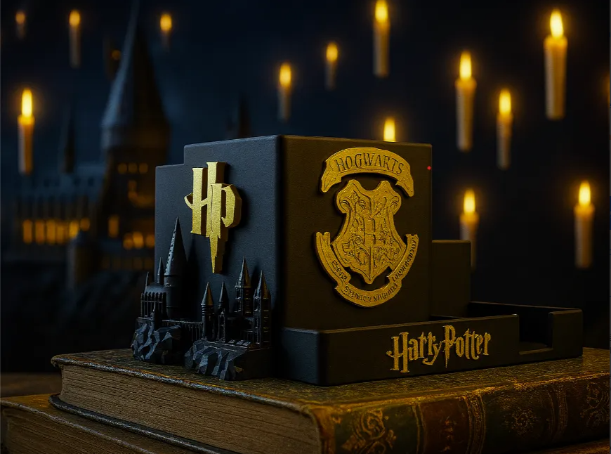 Porta Caneta Harry Potter - Organizador de Mesa Impressão 3D