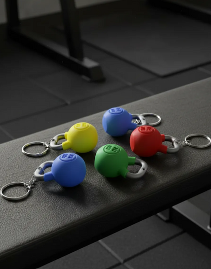 Kit 10 Chaveiros Academia - Kettlebell, Anilha e Halter Impressão 3D