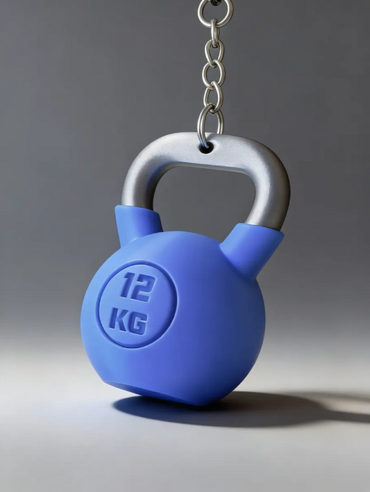 Kit 10 Chaveiros Academia - Kettlebell, Anilha e Halter Impressão 3D