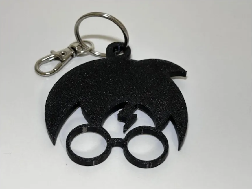 Kit 3 Chaveiros Harry Potter com Clicker - Impressão 3D