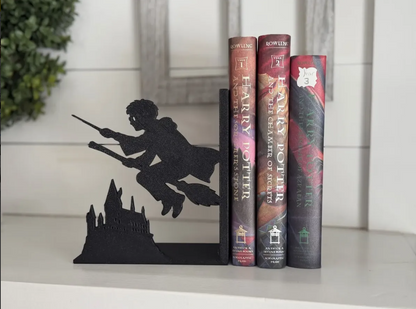 Suporte de Canto para Livros Harry Potter - Organizador Preto PLA 3D