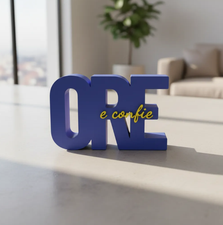 Frase Motivacional Jesus - Palavra Decorativa de Mesa ou Parede PLA 3D