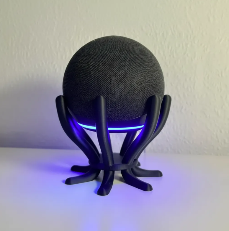 Suporte Alexa Echo Dot 5 Decorativo PLA 3D Luxo