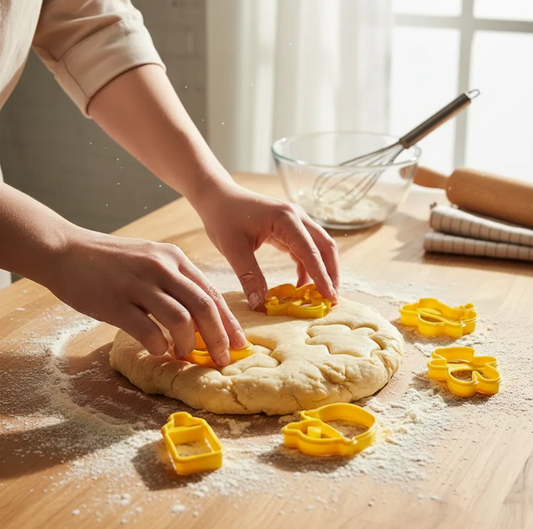 Kit 8 Cortadores de Biscoito Chá de Bebê - Massinha e Cookie PLA 3D