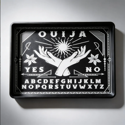 Bandeja Decorativa Tábua Ouija em PLA 3D - 23x15cm