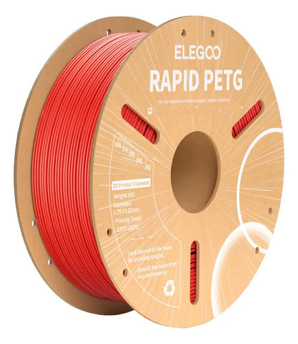 Filamento PETG Elegoo Rapid 1kg – Vermelho