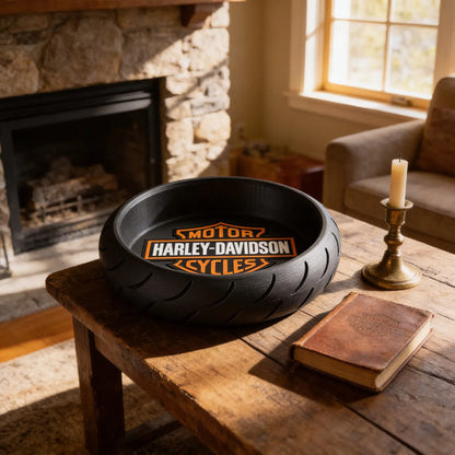 Bandeja Decorativa Harley Davidson 3D - Organize com Estilo