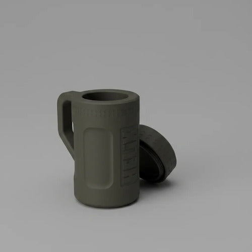 Porta Lata Tática Helix Charlie - Verde Escuro 330ml | Impressão 3D