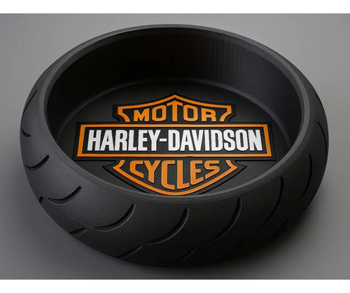 Bandeja Decorativa Harley Davidson 3D - Organize com Estilo