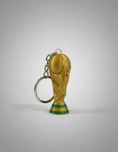 Kit 30 Chaveiros Taça Copa Do Mundo - Brinde Festa Futebol Dourad Dourado-escuro