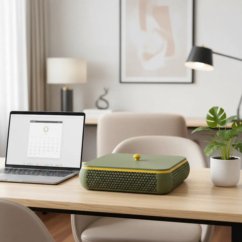 Caixa Decorativa Organizadora Luxo Com Detalhes Dourados Verde-musgo