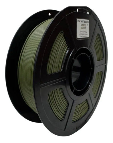 Filamento PLA FusionX Premium Matte 1kg – Verde Musgo