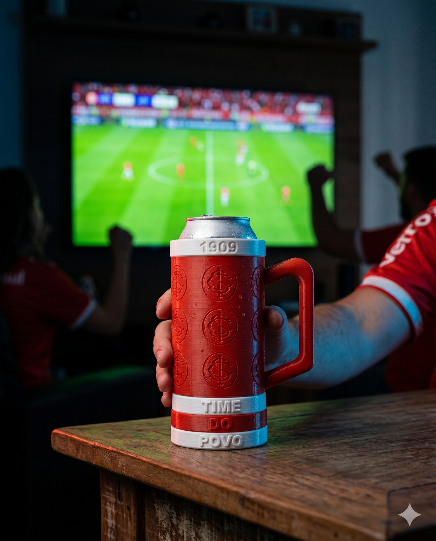 Porta Latas Sport Club Internacional 473ml Edição Exclusiva - Impressão 3D
