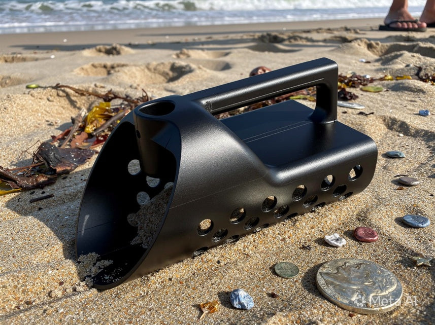 Pá Peneira de Areia para Detector de Metais