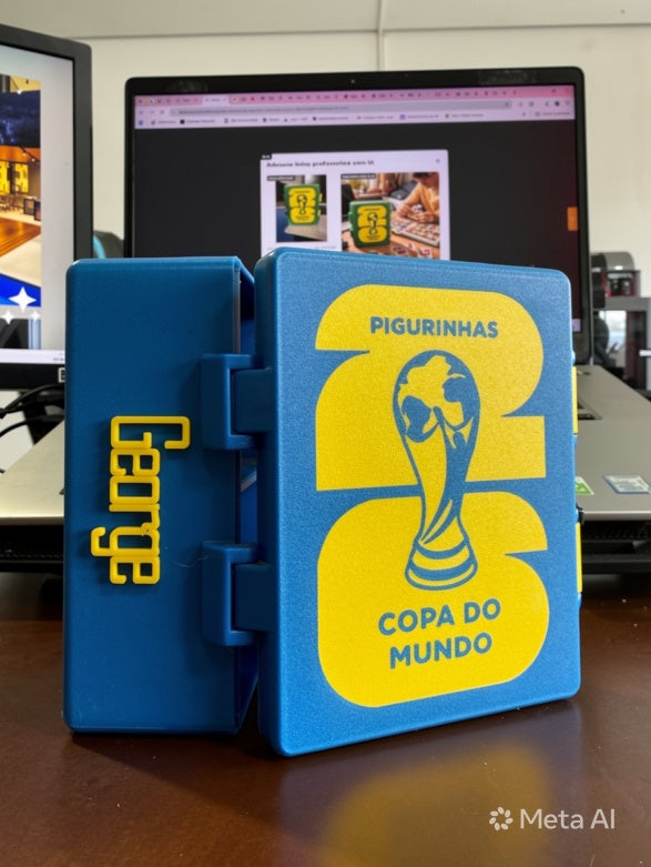 Porta Figurinhas Copa do Mundo 2026 - Impressão 3D