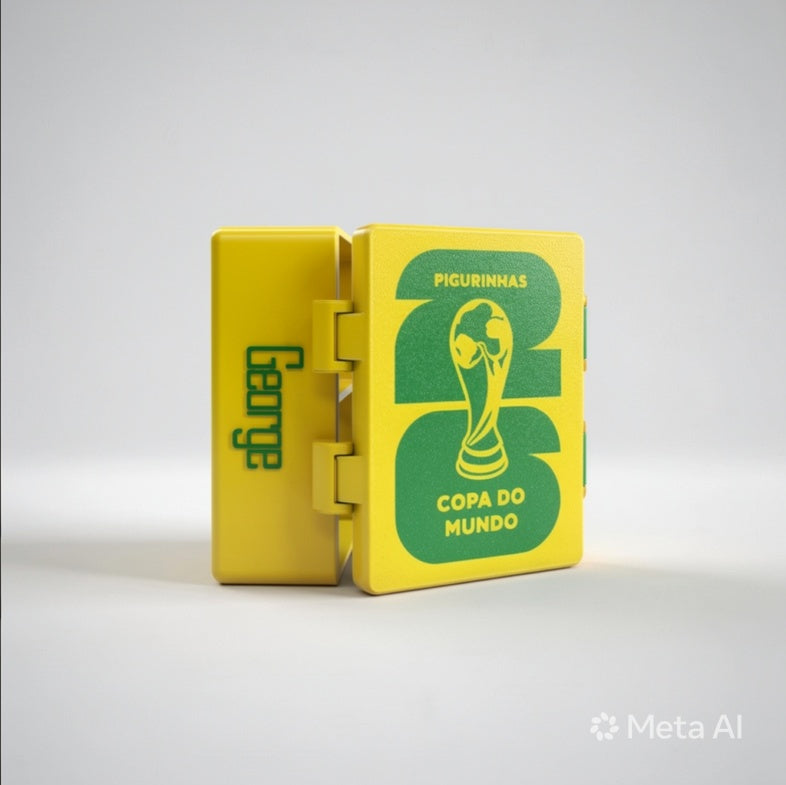 Porta Figurinhas Copa do Mundo 2026 - Impressão 3D