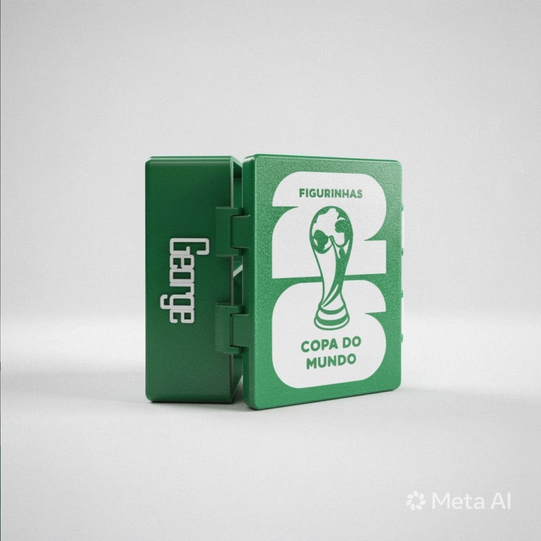 Porta Figurinhas Copa do Mundo 2026 - Impressão 3D