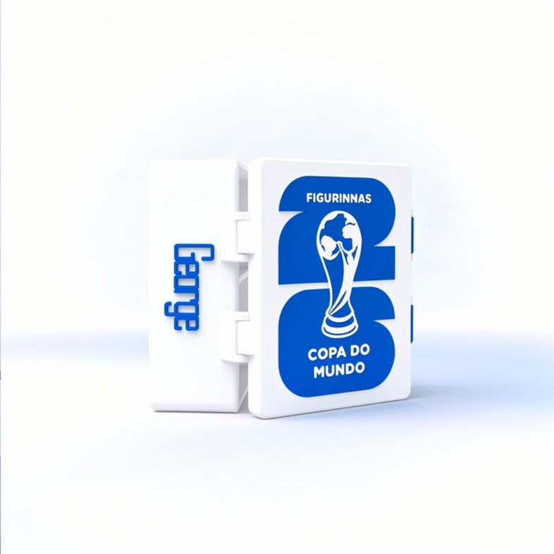 Porta Figurinhas Copa do Mundo 2026 - Impressão 3D