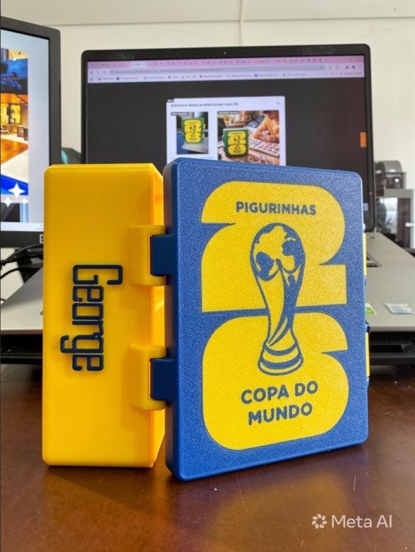 Porta Figurinhas Copa do Mundo 2026 - Impressão 3D