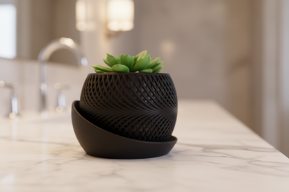 Drift Planter — Banheiro Luxo Preto