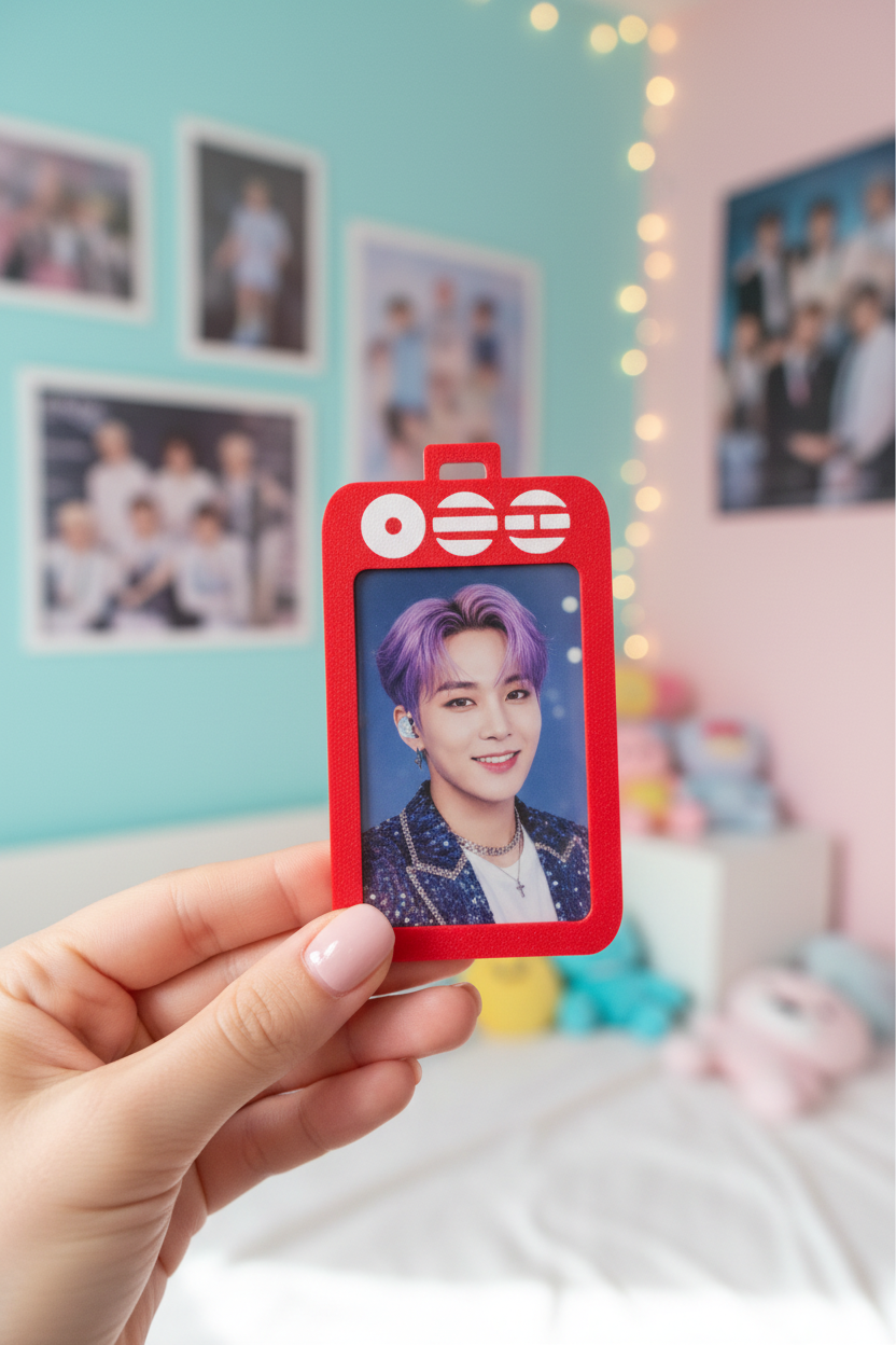Porta-Photocard K-pop — Na Mão Lifestyle