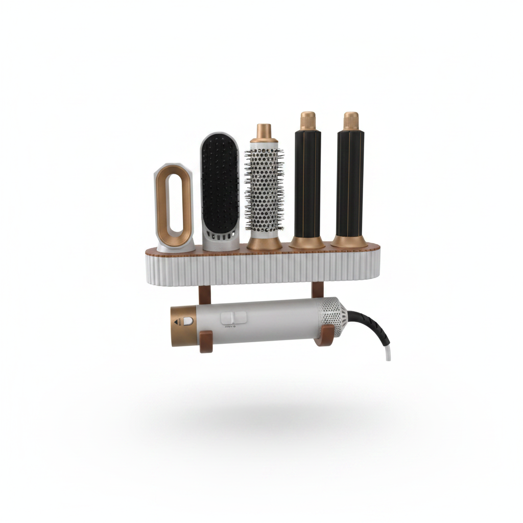 Suporte de Parede Dyson Airwrap — Cinza com Bronze