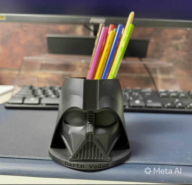 Porta Caneta Darth Vader Star Wars - Impressão 3D