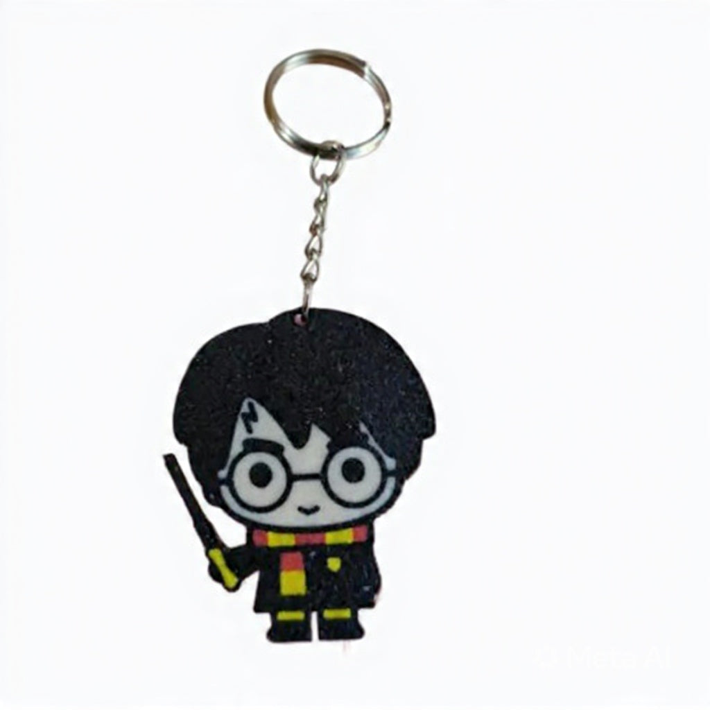 Kit 3 Chaveiros Harry Potter com Clicker - Impressão 3D